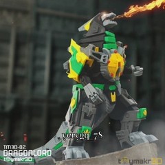 Kyoryu Sentai Zyuranger Dragonzord Dragonlord 3D Print Model Kits Action Figure