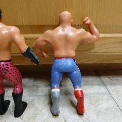 Lot 5 Vintage 1980’s WWF LJN 8″ Wrestling Superstars Figures W/Main Event Book