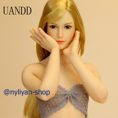 UANDD 1/6 No Finger Bone Seamless Small Breast Strong Leg Body 12″ Female Figure