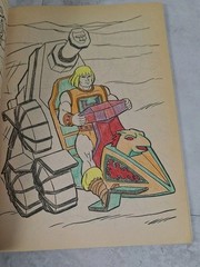 1985 Masters Of The Universe He-Man Skeletor Cover Coloring Book
