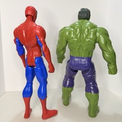 6 Hasbro Mattel Action Figures Superhero 12inch Marvel-DC Comics Iron Man Silver