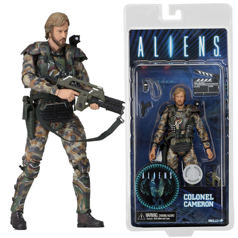 NECA Aliens Director James Cameron Colonel Colonial Marine 7″ Figure Alien NIB