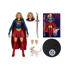 Mcfarlane DC Supergirl, Krem & Lobo with Spacehog Action Figures Bundle(4 Items)