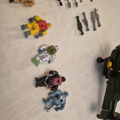 LOT Vintage 1993 Military Muscle Men San Francisco Toymakers Mighty Helicopter