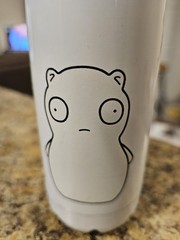 Bob’s Burgers Kuchi Kopi Glow In The Dark Water Bottle