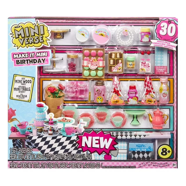Miniverse Make It Mini Birthday Multipack 30 Pcs 5 Recipes New Release Exclusive