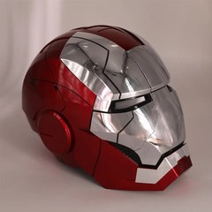 New AutoKing 1:1 Mk5 Iron Man Helmet Cosplay Voice Control Eyes with Light Model