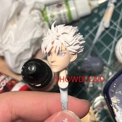 Custom 1/12 Jujutsu Kaisen Satoru Gojo Head Sculpt For 6″Romankey SHF Vtoys Body