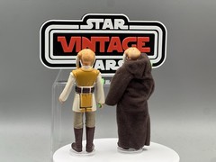 Vintage Custom Star Wars Figure Sasea Tiin Jedi Kenner Style 3.75”