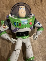 Disney Pixar Buzz Light Year 12” and Woody 14” Figures Vintage
