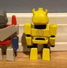 Kidrobot Transformers vs GI Joe Mini Series figures 5 PC lot Optimus, Megatron