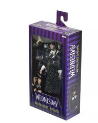 Wednesday Adams 8” Clothed Action Figure Classic Dress NECA 24001