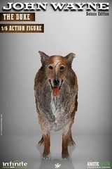 Sideshow THE DUKE John Wayne & Dog Sam Deluxe Action Figure Scale 1/6