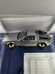 Hot Toys Back To The Future Delorean Wall Mount Display