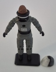 1998 Gi Joe ACE v5 Conquest X-30 Figure 100% Complete Helmet & Stand