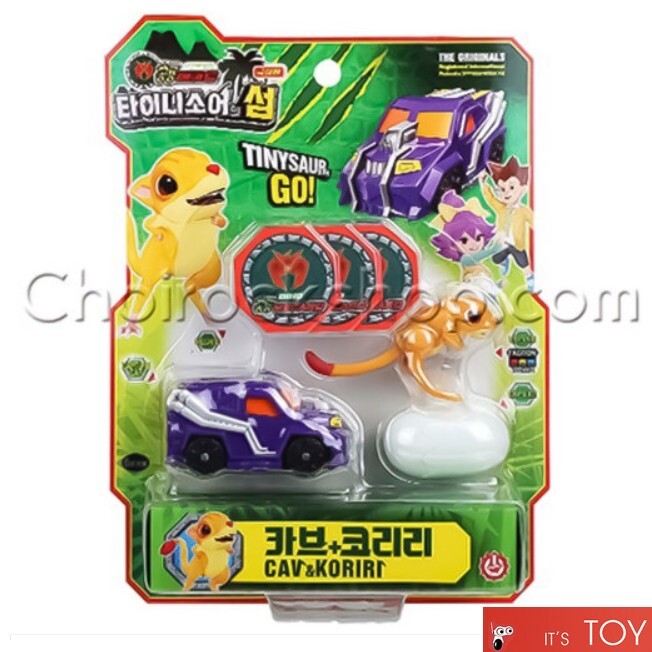 Dino Mecard Capture Car CAV & KORIRI Kangaroo Rat Dinosaur Tinysaur Island Movie