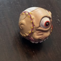Vintage Madballs Spit Ball Louie Mel Appel 4” Foam Weird Ball 1986 TMAC