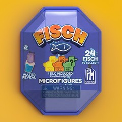 Fisch Pack (1 RANDOM Figure & DLC Included!) Microfigures Collect Them All!