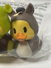 Dreamworks: Shrek & Donkey 3″ Rubber Duck Set Duckalooz (Jeep Duck) NEW & Sealed