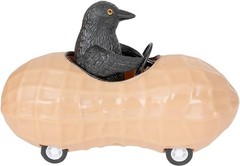 Crow in a Peanut – Cute Pullback Racing Car Child Toy – Archie McPhee
