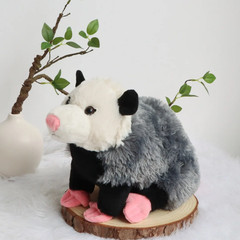 38cm/15in Cute Opossum Plush Toy Soft Stuffed Animal Sofa Decor Gift