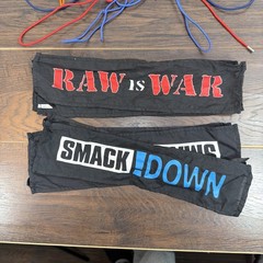 WWE Smack Down Raw Is War Ring Skirt & Ropes Mixed Lot Wrestling Action Figure
