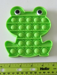 FROG (M GRN) Popoit Figet Stress Reliever Game Adults and Kids of ALL Ages USA