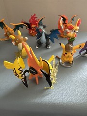 Pokemon 2019 Lot of 16 Figures Toys Collection Lot Pikachu Charizard Mega Constr