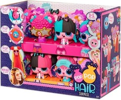 Pop Pop Hair Surprise 3-In-1 Pets With Brushable Hair & Accessories New Collecti