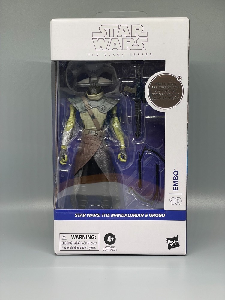 Star Wars 6″ Black Series: EMBO (First Edition White box)