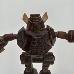 Vintage Bend-A-Bots Fighting Robot Warrior Bang Bongg Bendable Marty Toys 1985