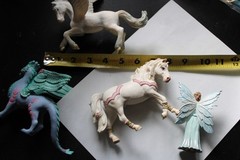 Schleich Bayala Unicorn & Pegasus Fantasy Elf Flower Dragon Lot of 4 Horses