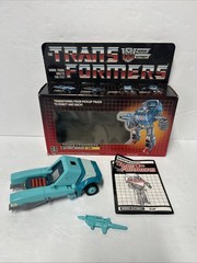 Transformers Original G1 1986 Kup Autobot Complete Worth Box & Weapon