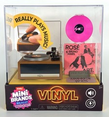 ZURU Mini Brands Vinyl Really Works Record Player ROSÉ Bruno Mars APT. NEW