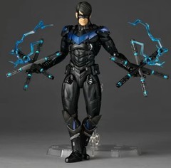 Kaiyodo Revoltech Amazing Yamaguchi Nightwing Action Figure w/Bonus New In Stock