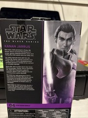 Star Wars Kanan Jarrus Rebels Black Series 6 inch Action Figure (New/Sealed)