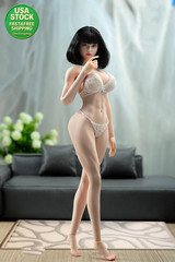 1 6 Scale Female Body Seamless Super Flexible Muscular Figure Pale Skin