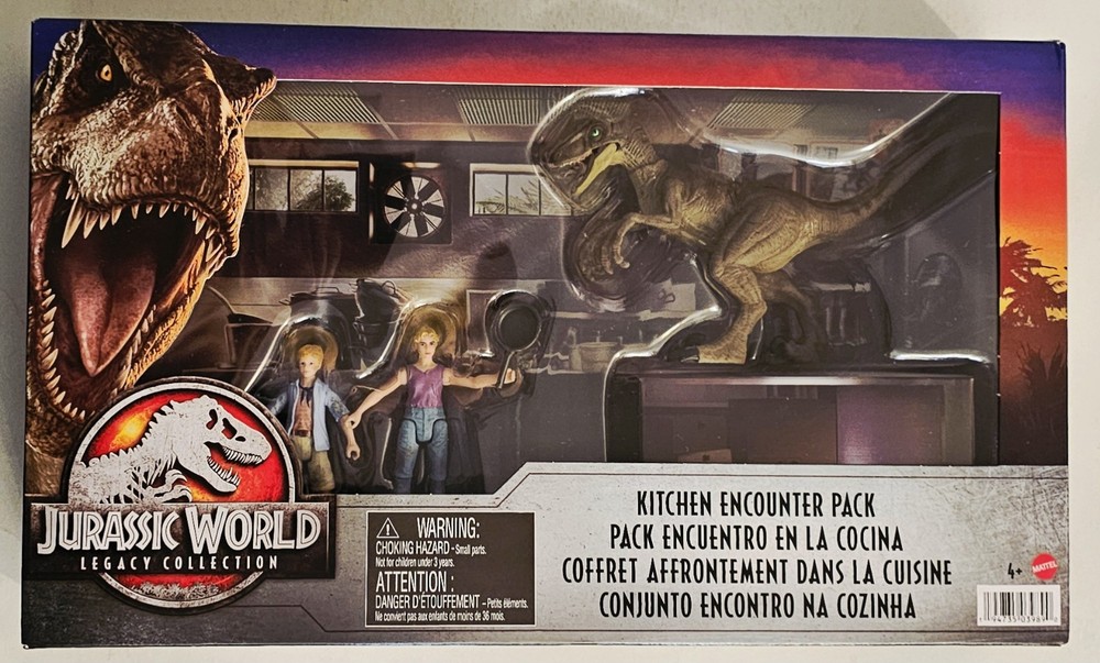 JURASSIC WORLD LEGACY COLLECTION KITCHEN ENCOUNTER PACK with TIM & LEX MURPHY