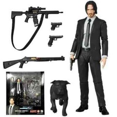 Maf No. 085 John Wick Chapter 2 With Dog Action Figure Collection Toy Gift PVC