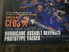Cyber Forest FANTASYGIRLS Hurricane Assault Revenger Prototype Yaeger Model kit