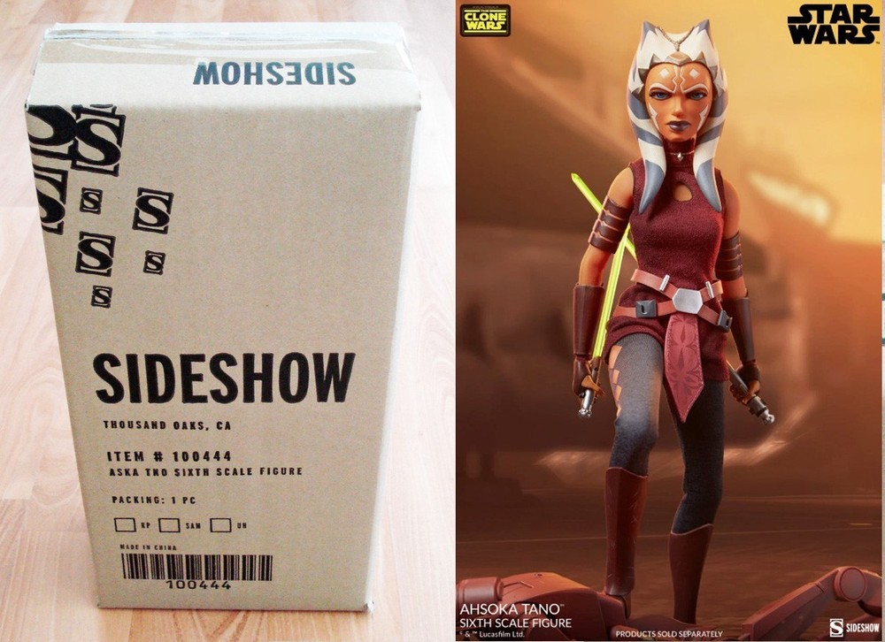 Sideshow Collectible Star Wars Clone Wars AHSOKA TANO 1/6 Scale 100444 SEALED