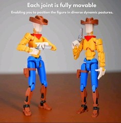 Cowboy T13 Action Figure｜Assembly Completed｜ 3D Printed Dummy 13 for Collectors｜