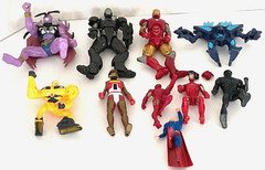 Action Figures Super Heroes Villains Mixed Figures Assorted Brands Sizes Variety