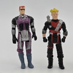 Lot of 4 – 1980s Kenner M.A.S.K. Figures Malloy Lopez Turner Sludge MASK