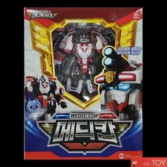 Miniforce Super Cops MEDIC COP White Rescue Police Transforming Robot Head Badge