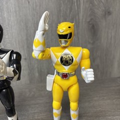 Power Rangers: Karate Chop Action (1994) set of 4 Red Black Yellow Blue Figures