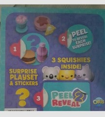 LOT OF 2 PEEL 2 REVEAL SOFT’N SLO SQUISHIES BLIND BOXES~CHOOSE COLOR~AGES 6+~NEW