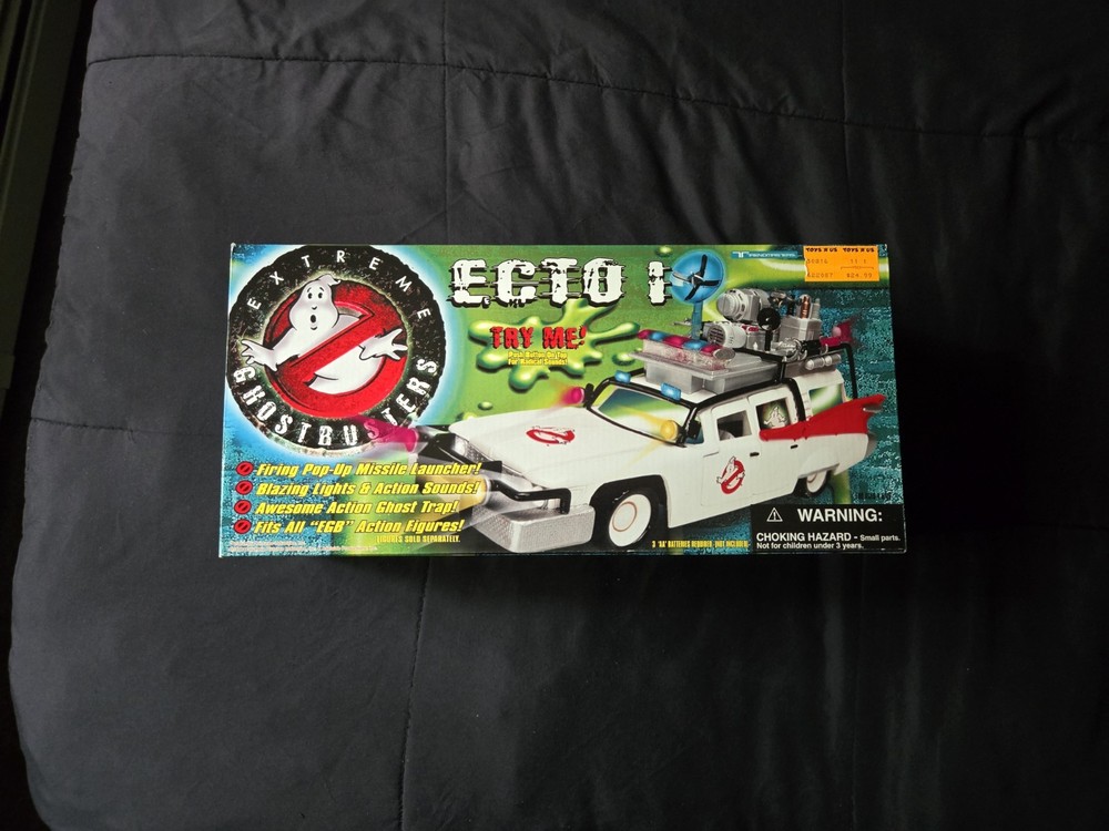 Extreme Ghostbusters 1997 Ecto-1 Vehicle BRAND NEW OPEN BOX Trendmasters CIB