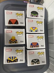 Marvel Lucha Libre Funko Pop! Vinyl #6-#12 FULL SET of 7 + Pop Protectors