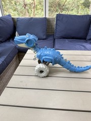 2022 Disney Pixar Cars On the Road Roll and Chomp Dino T-Rex Dinosaur Eats Cars